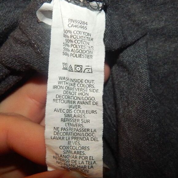 CHILDREN'S PLACE girls medium 7/8 gray gold princess crown graphic t-shirt - Picture 6 of 6